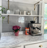 White Marble Furniture Liner