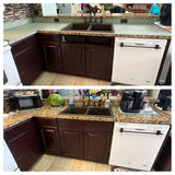 Gold Granite Peel and Stick Countertop Self Adhesive Kitchen Wallpaper