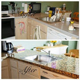 Gold Granite Peel and Stick Countertop Self Adhesive Kitchen Wallpaper