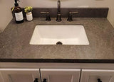 Matte Gray Soapstone Waterproof Peel and Stick Countertop Vinyl Cover