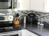 Matte Gray Soapstone Waterproof Peel and Stick Countertop Vinyl Cover