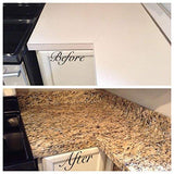 Gold Granite Peel and Stick Countertop Self Adhesive Kitchen Wallpaper