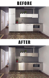 Stainless Steel Wrap for Appliances Waterproof Self Adhesive Vinyl Contact Paper