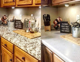 White Black Granite Peel and Stick Countertop Vinyl Cover Waterproof Laminate Sheet