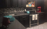 Matte Gray Soapstone Waterproof Peel and Stick Countertop Vinyl Cover